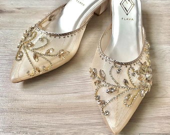 Comfortable evening shoes for wide feet Etsy