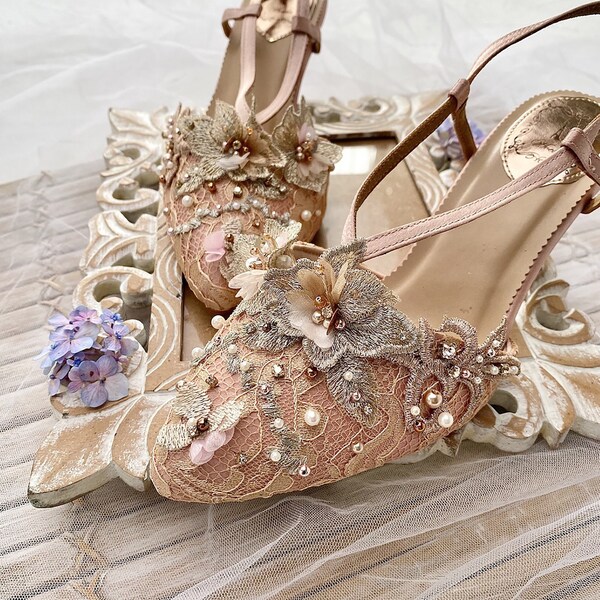 bridesmaid kitten heels