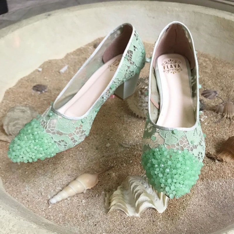 ivy park mint green shoes