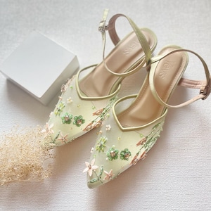 what shoes go with a green dress Green Oxfords | Harvey by Amali