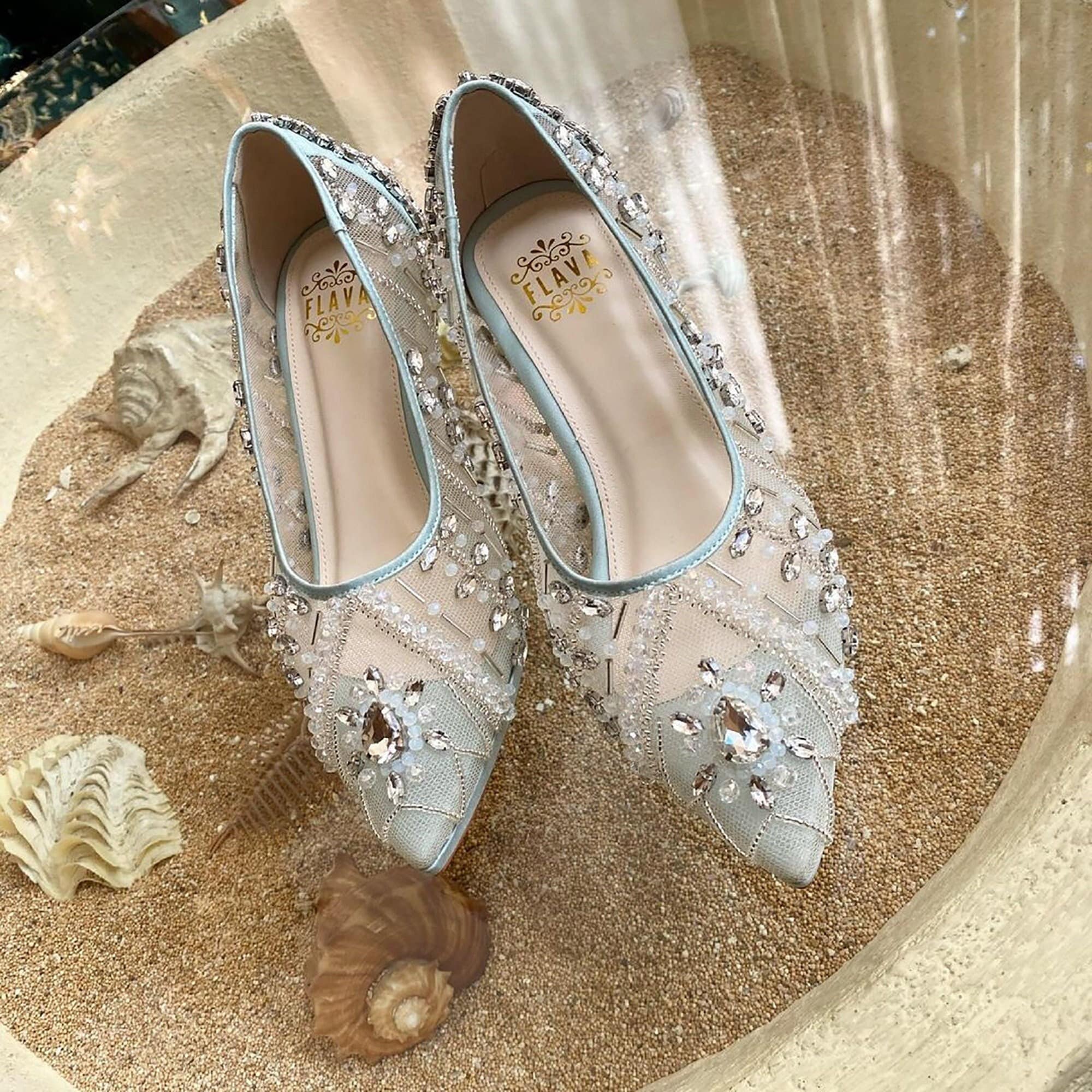 Aqua hot sale green heels