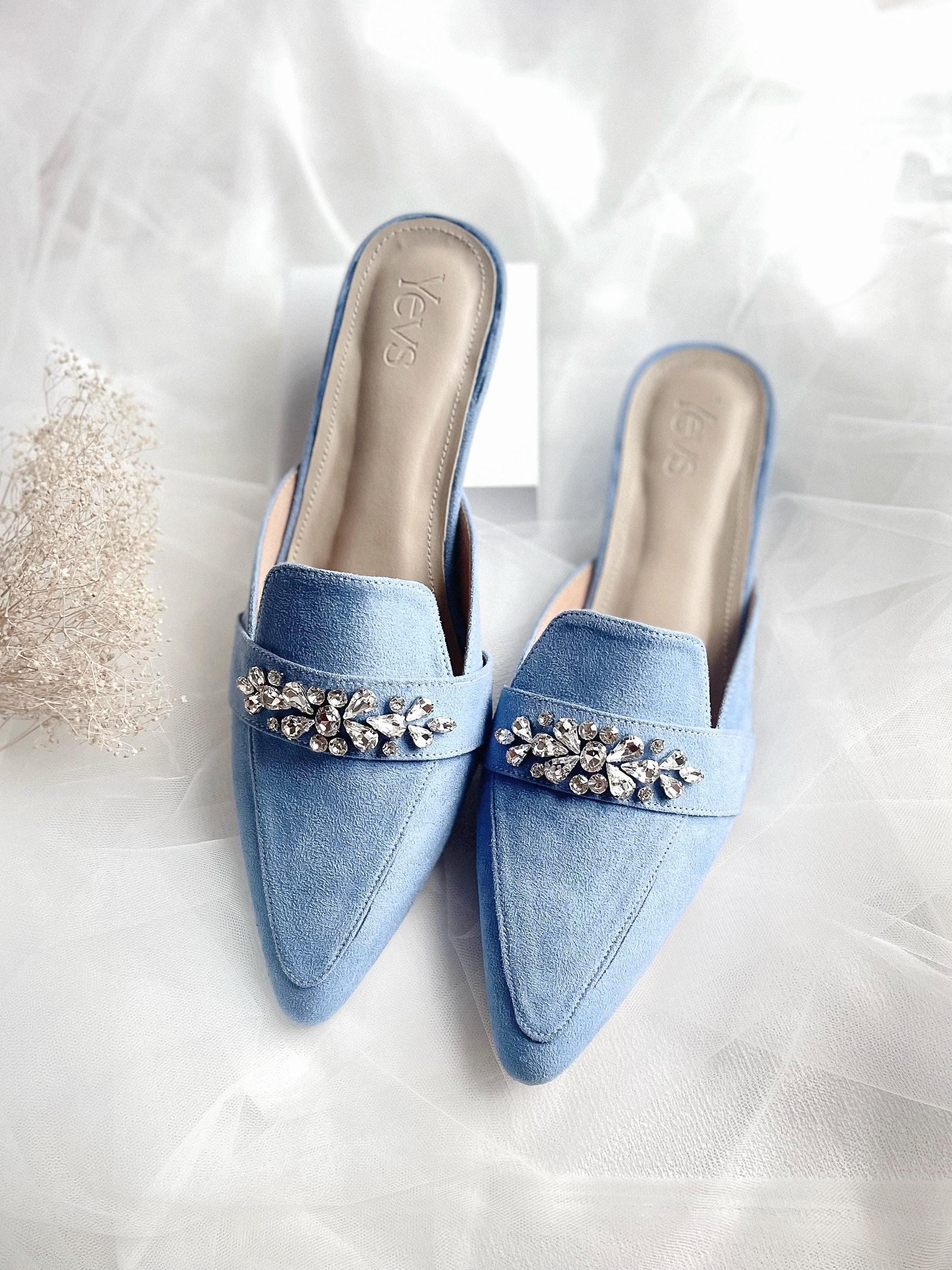 Rhinestone Mules - Etsy Canada