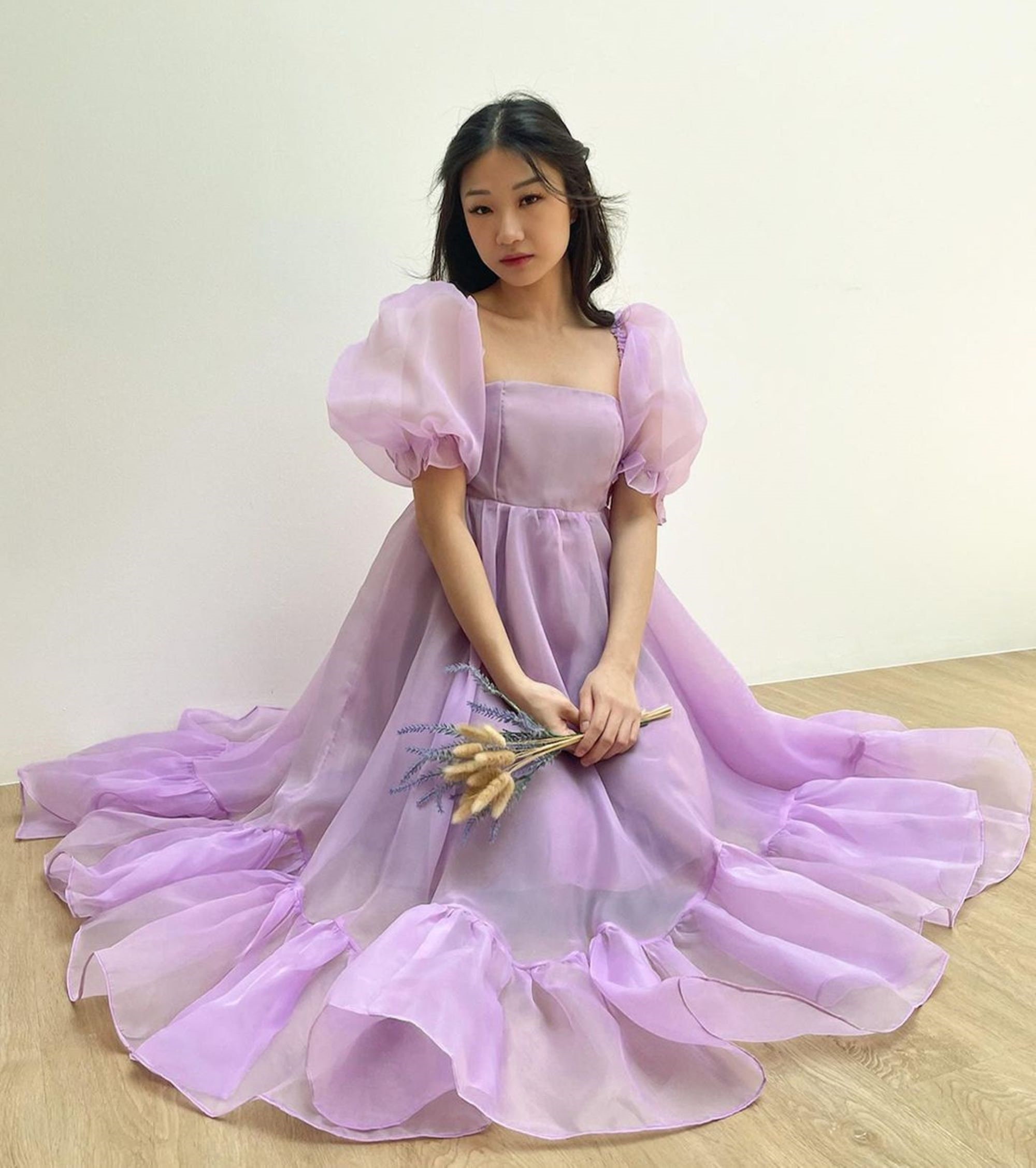 Lilac Evening Dress - Etsy Canada