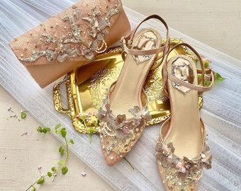 Rose Gold Shoes - Etsy Australia