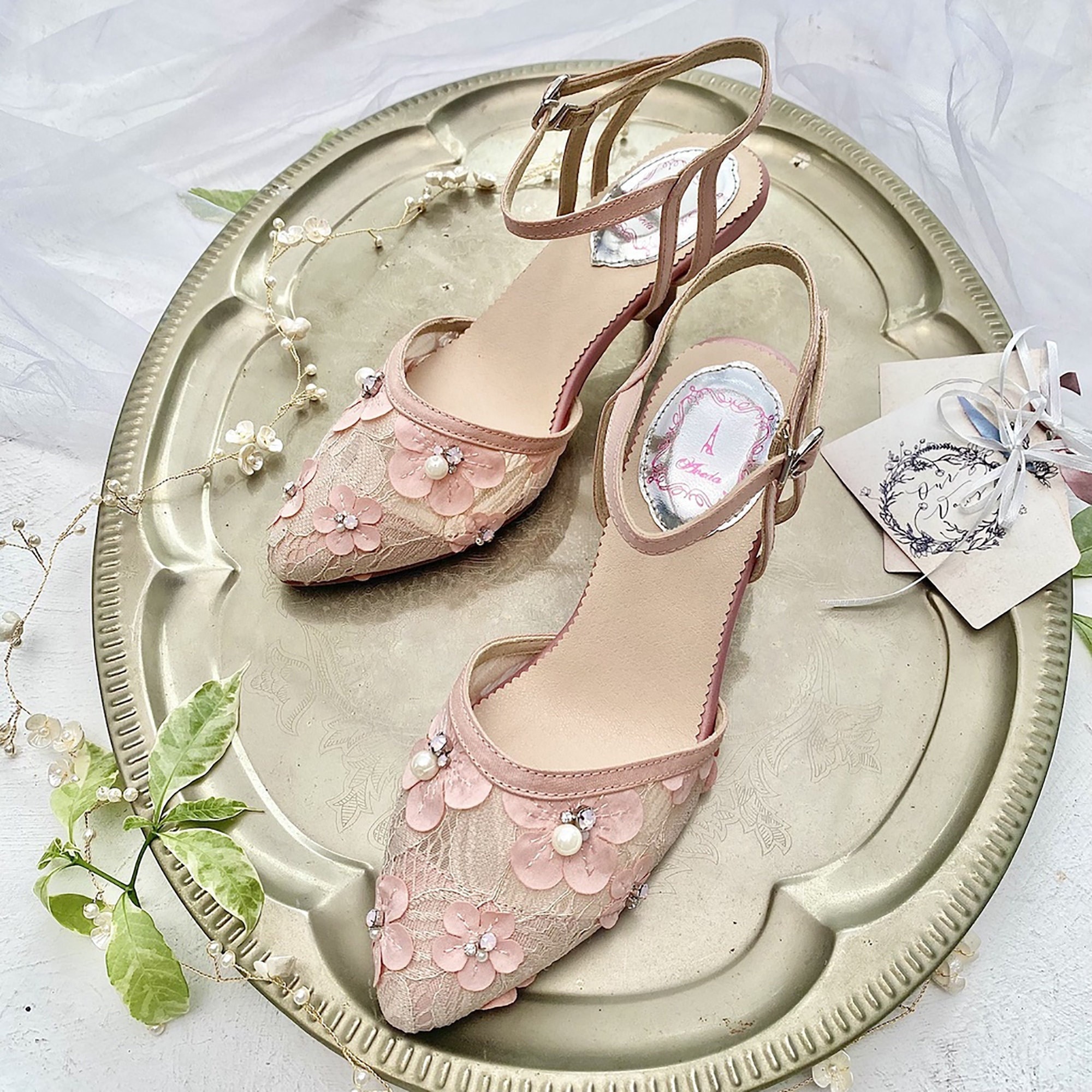 Pink Kitten Heels Etsy Canada