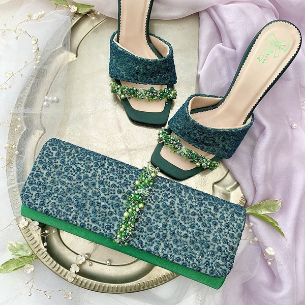 emerald green shoes