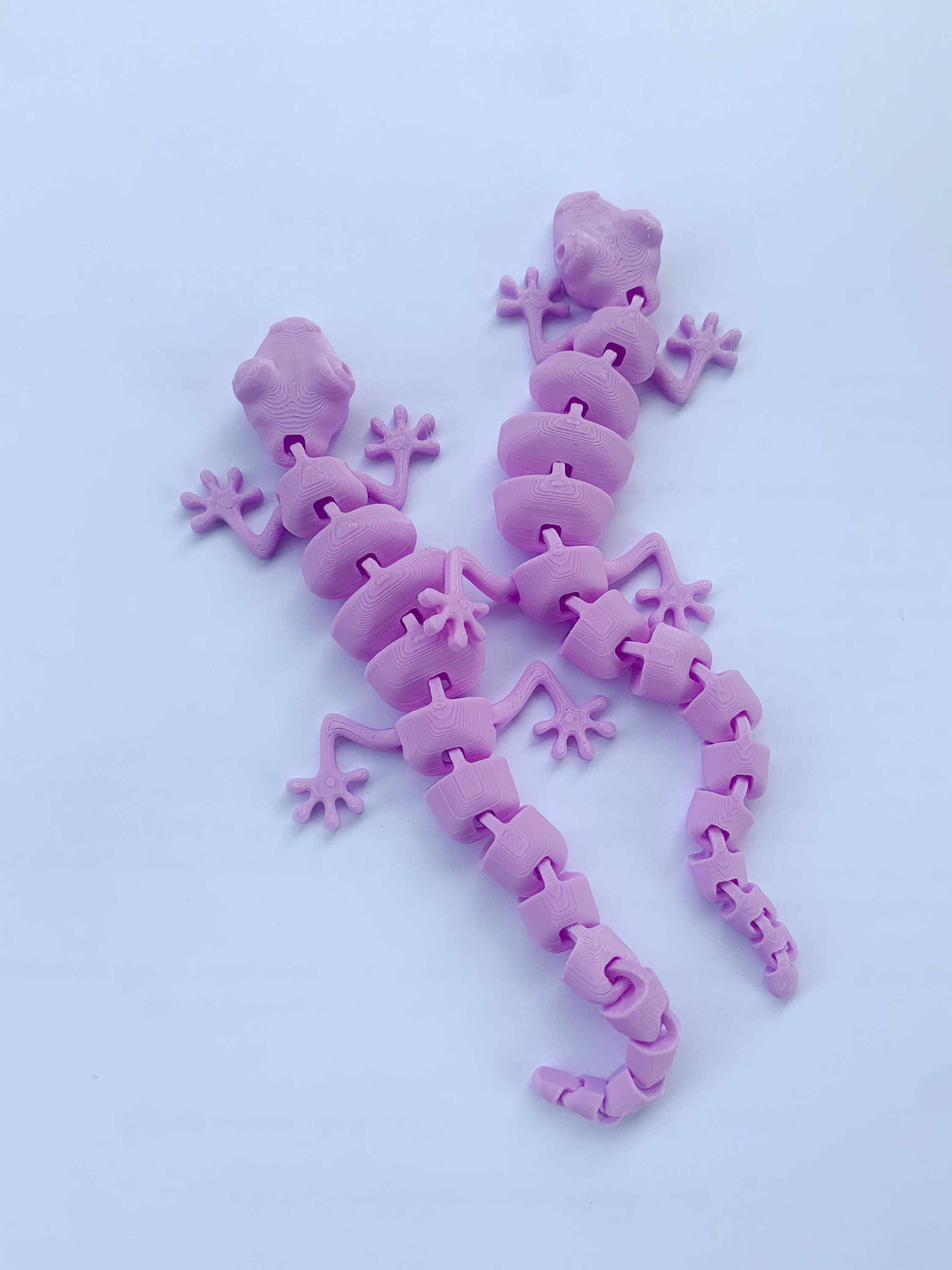 Articulated gecko fidget gecko 15cm gecko toy. | Etsy