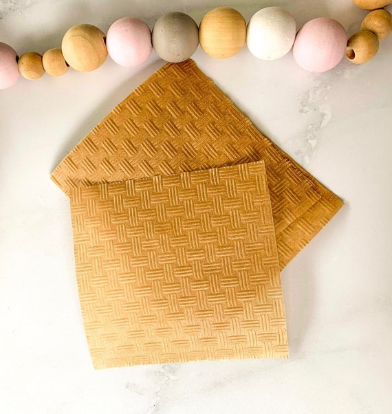 Basket Weave 3D Textured Parchment Paper 6 Sheets per Pack 