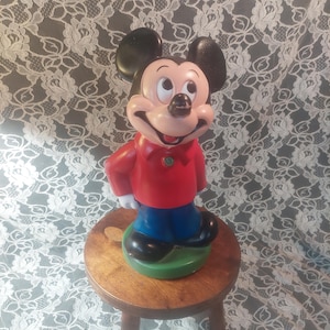 Vintage 1960&#39;s Play Pal Smiling Mickey Mouse Coin Bank