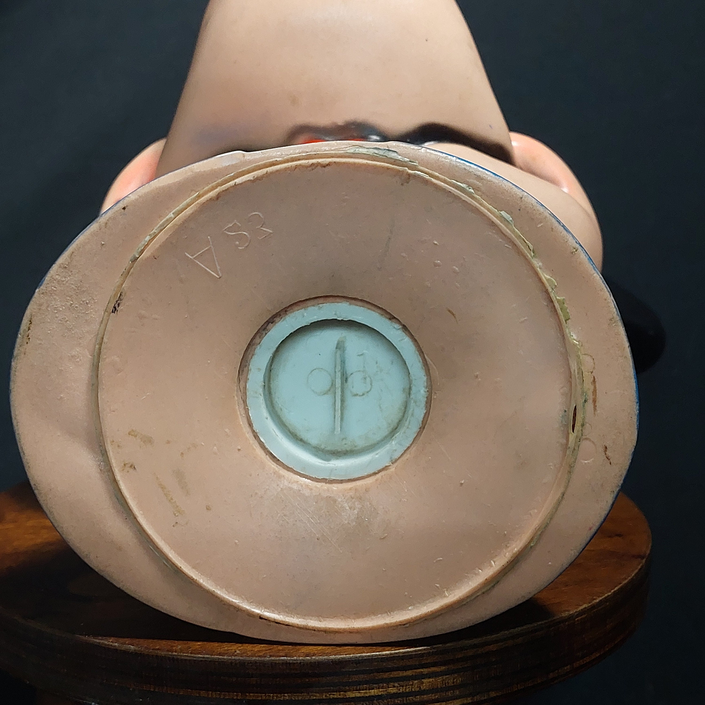 Vintage 1971 Play Pal Plastics Mickey Mouse Piggy Bank (marked A23