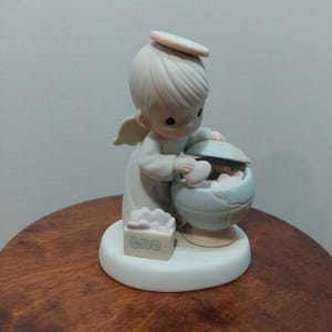 Vintage 1994 Precious Moments Porcelain Figurine by Enesco  - No. 531065 - What The World Needs Is Love