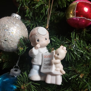 Vintage Precious Moments 20th Anniversary Ornament by Enesco