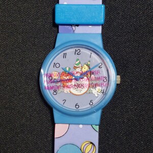 Vintage 1994 Precious Moments Collectible Watch by Enesco - No. PBC9411 - Birthday Club Watch With Animals