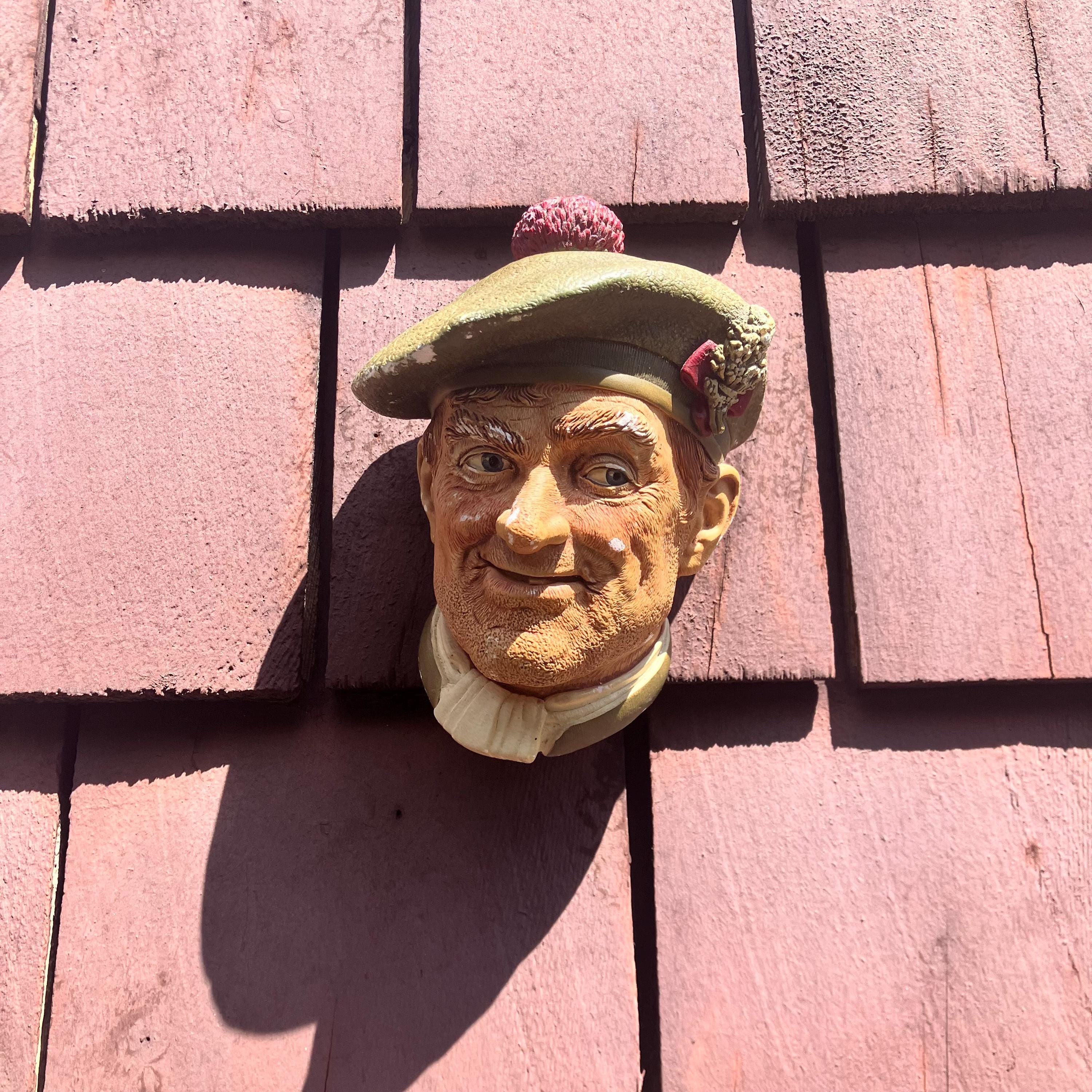 Vintage 1969 Chalkware Bust - Jock by Bossons Congleton England ...