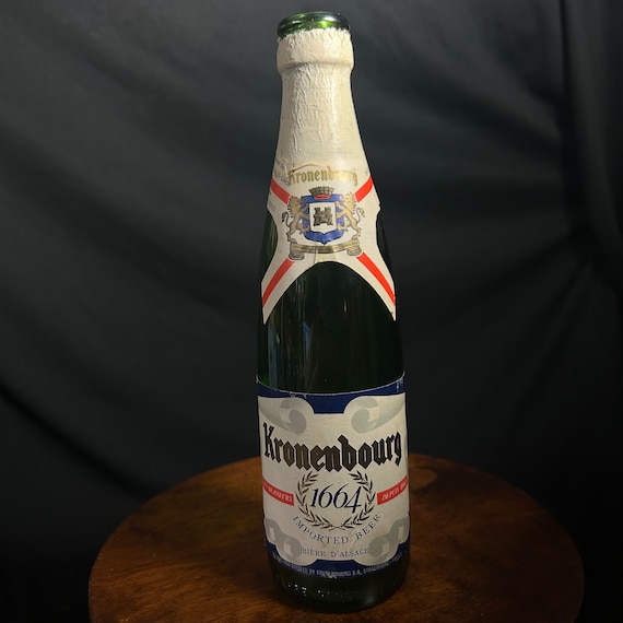 Vintage 1970s-1980s 11 Oz Kronenbourg Imported Beer, Kronenbourg
