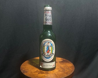 Vintage St. Pauli Girl Beer Bottle: 12 oz Longneck Collectible
