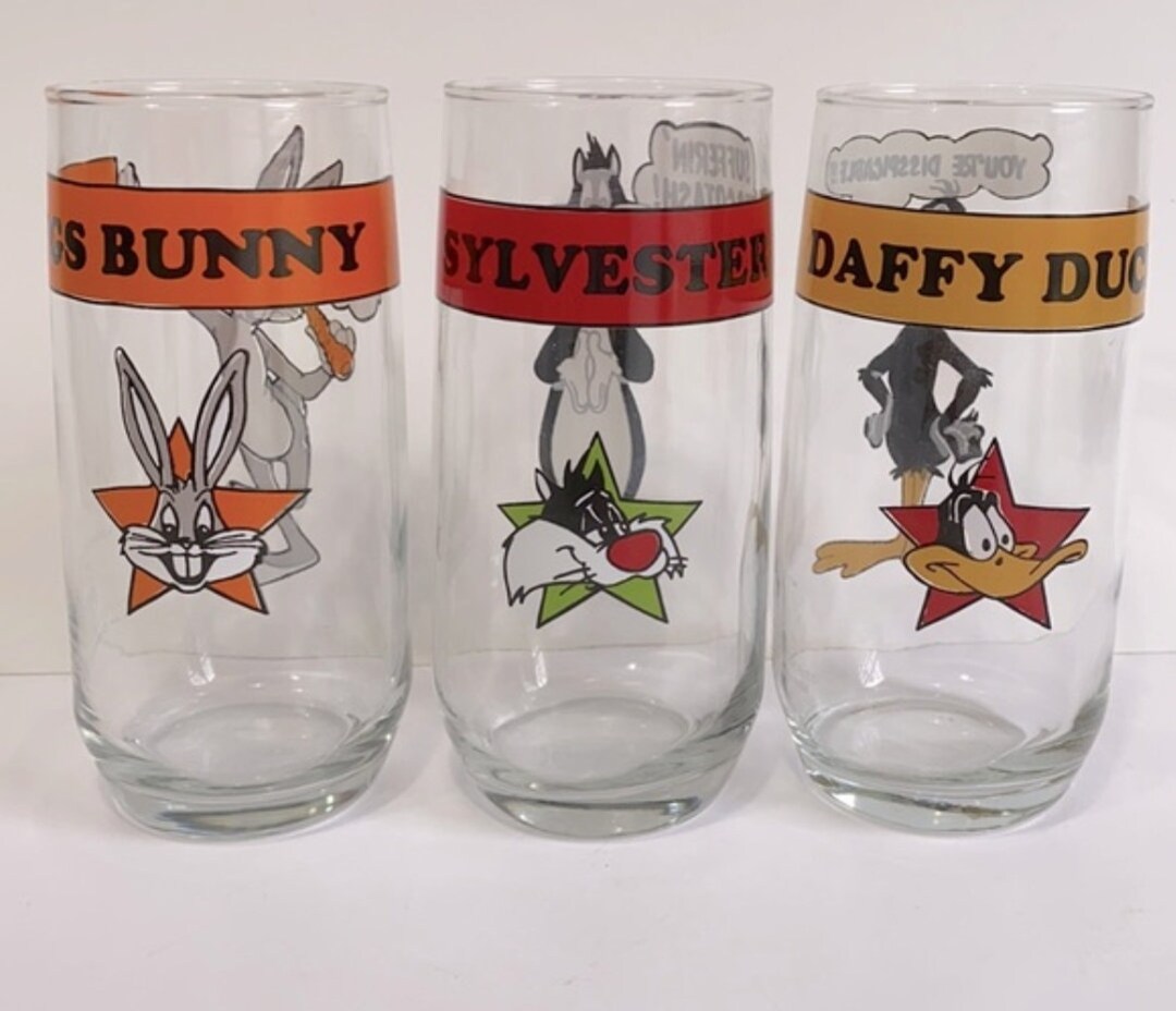 Vintage 1966 Looney Tunes Arby's Collector Series Promotional Glasses ...