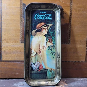 Vintage 1972 Coca Cola Tray - 1916 World War I Girl taken from a 1916 Advertisement