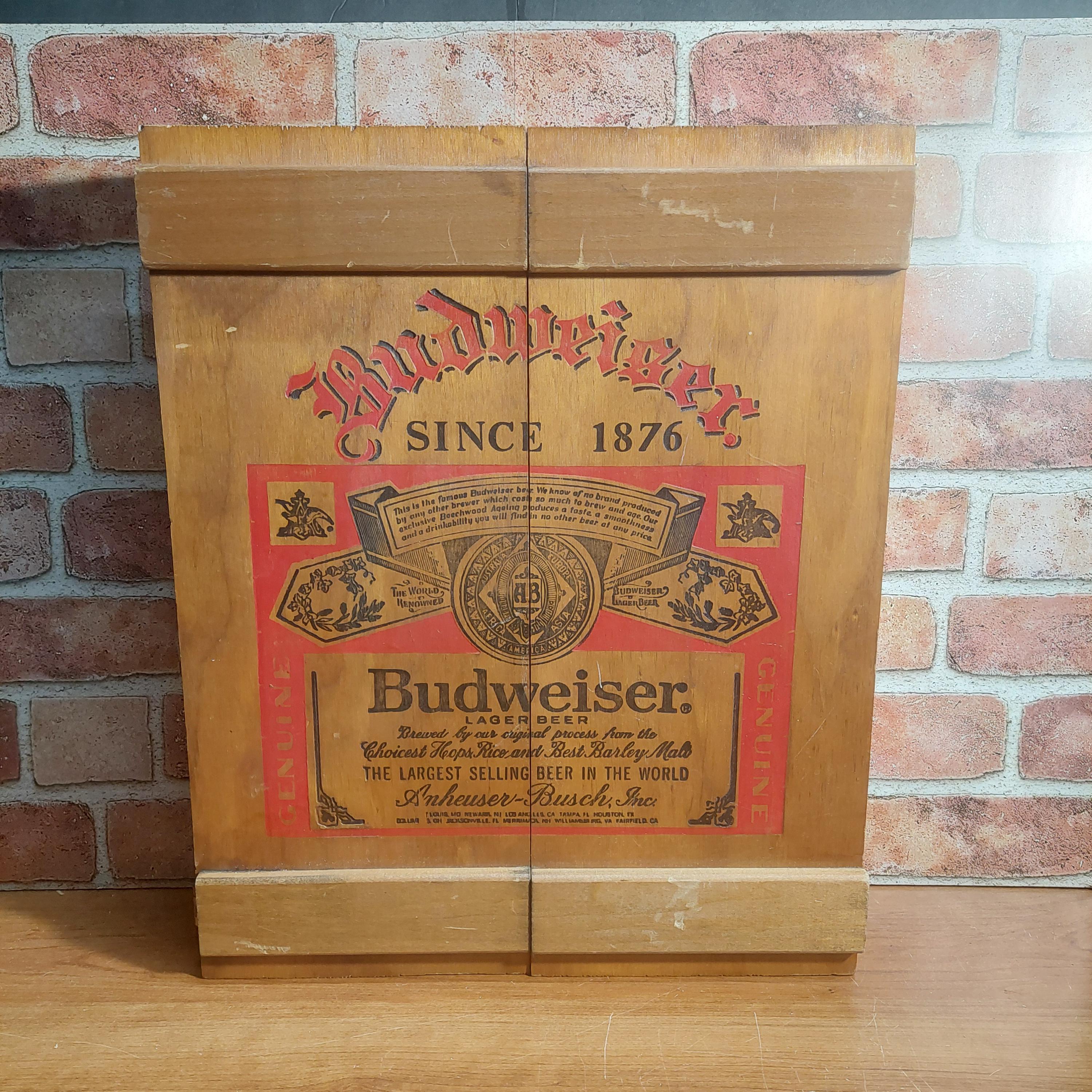 Budweiser Wood Crate - Etsy