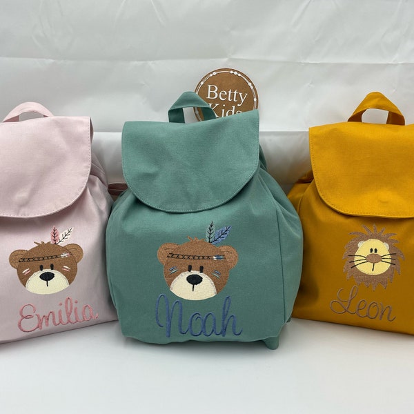 Kinder Rucksack mit Namen personalisiert, Kindergarten, Kita, Krippe