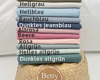 Baby blanket with name personalized, cuddly blanket, stroller blanket