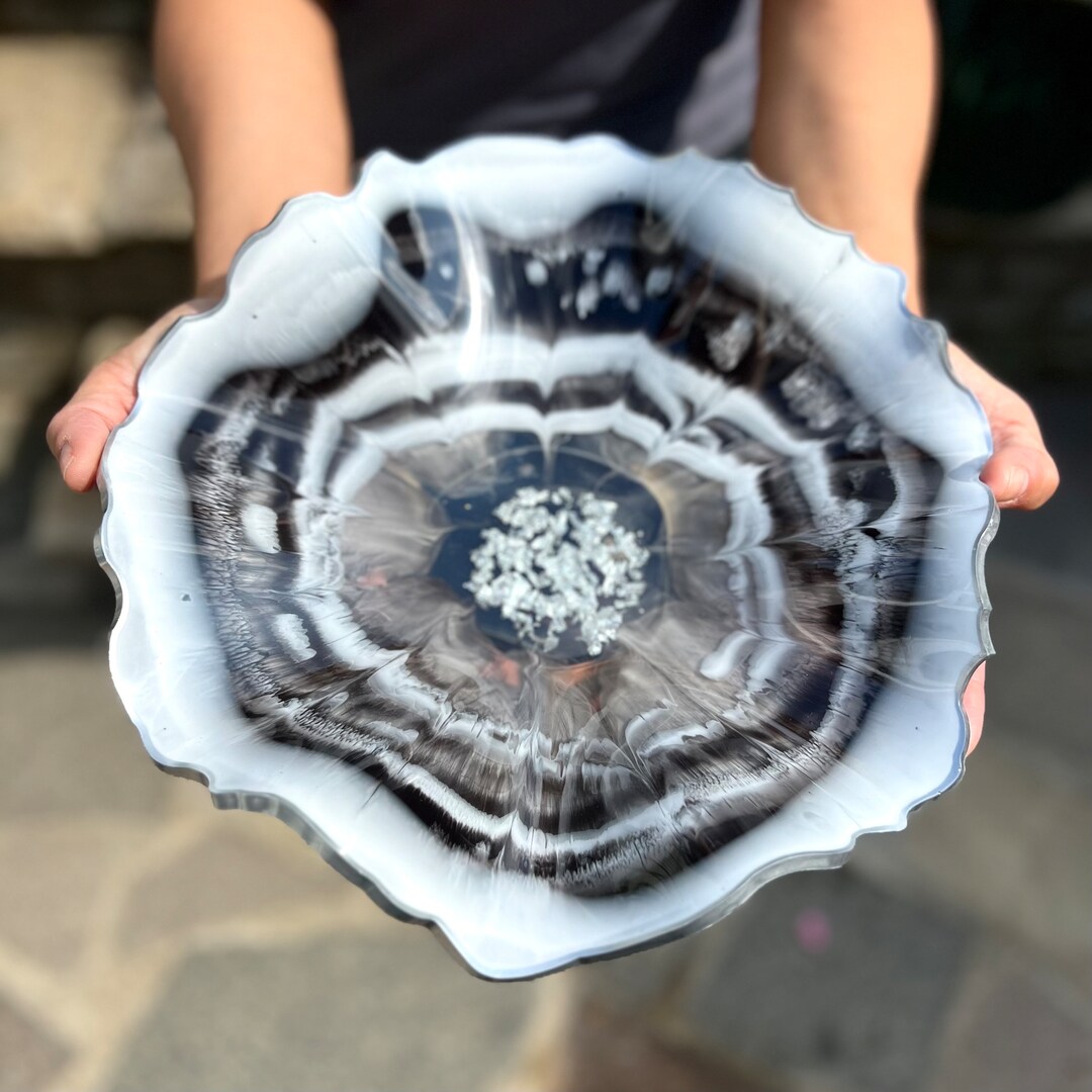 Alabaster Resin Large Oval Bowl main image 0