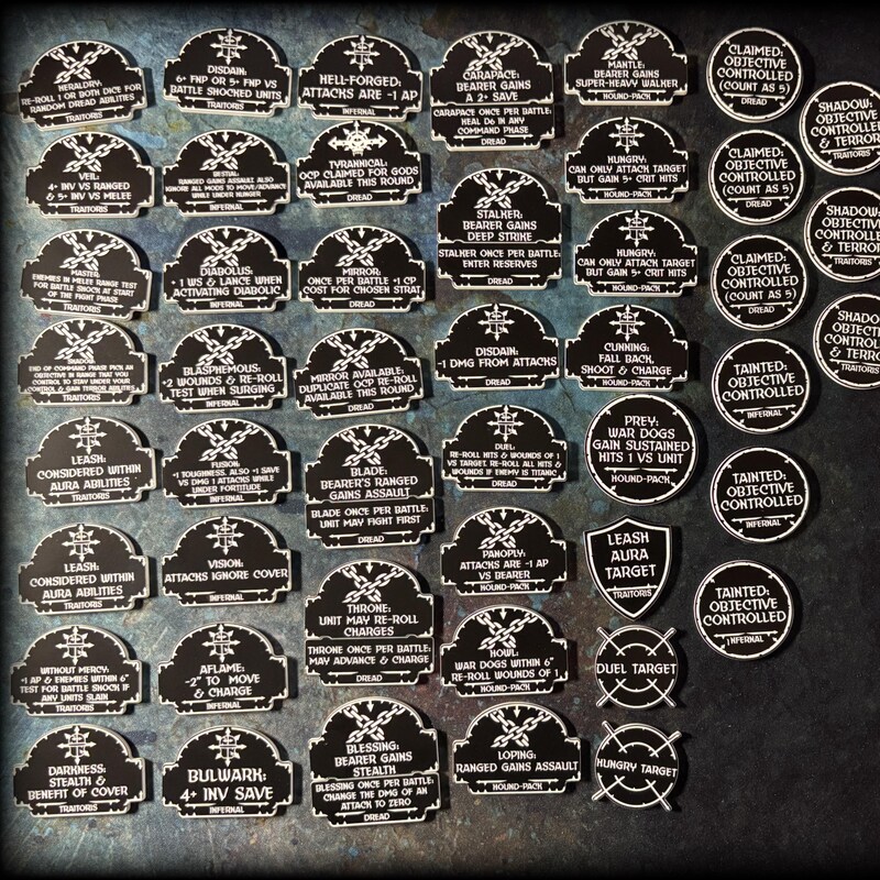 White Decals 40k - Etsy