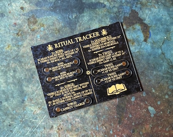 Wargaming Token Set – Sci Fi Tabletop Miniature Game Accessories – Scarab Sons Ritual Tracker – 10th Edition Compatible