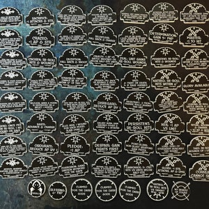 Chaotic Battle Brothers Complete 10th Edition 40k Token Set