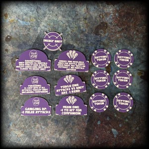 Cruel Orcs - Scourge of Life Upgrade Tokens - AoS 4th Edition