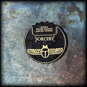 Skarabäus Söhne - Magnetischer Sorcery Tracker - 10te Edition 40k