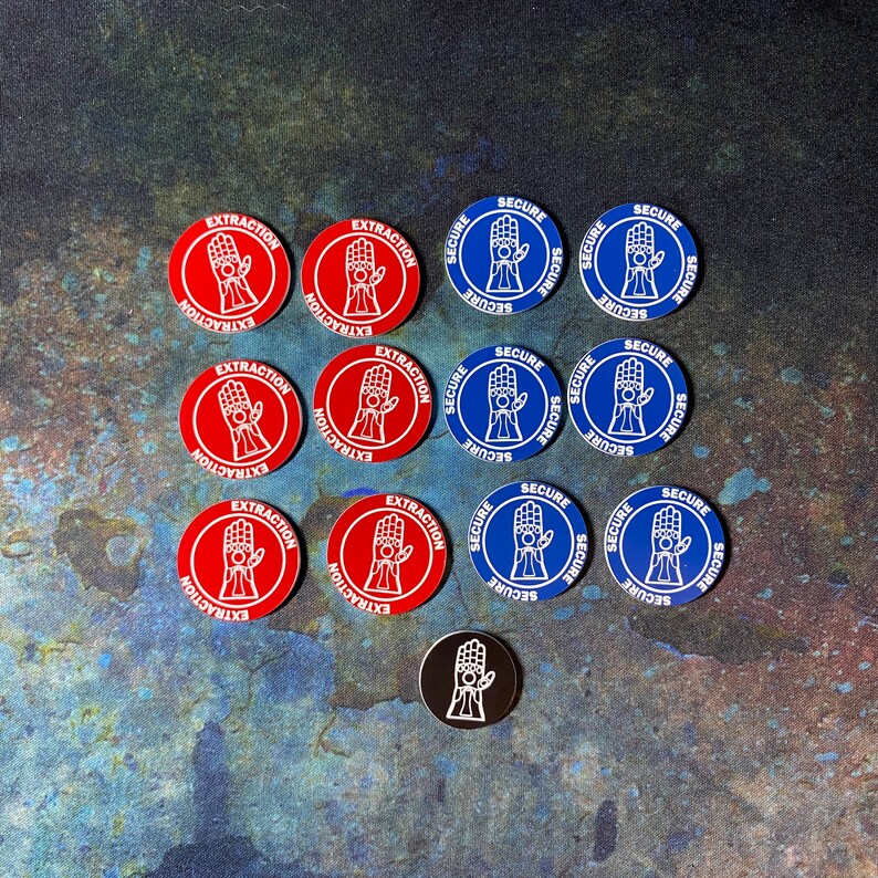 Wargaming Token Set – Superhero Tabletop Miniature Game Accessories ...