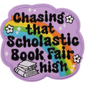 Iron On Scholastic 90s Patch, Sew On Scholastic 90s Patch,80s 90s Patch,80s 90s Patches,80s 90s Memorabilia, 80s 90s accessories,80s merch