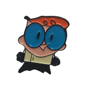Dexter's Laboratorium, Dexter's Lab, Nickelodeon 90s Nostalgie Emaille Pin, 90er Merch, 90er Memorabilien, 90er Nostalgie, 90er Geschenk, 90er Merch