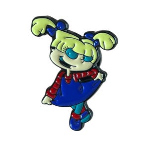 Angelica Enamel Pin, Rugrats Enamel Pin, Nickelodeon 90s Nostalgia, 90s Merch, 90s Memorabilia, 90s gift,Rugrats Merch, Rugrats Memorabilia