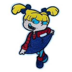 Angelica Pickles, Angelica Patch, Rugrats Patch, 90s Patch, Nostalgic Patches, millennial Patch,90s, Rugrats, Nickelodeon