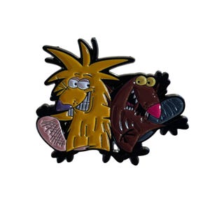 Angry Beavers Enamel Pin: 90s Nickelodeon Cartoon Lapel Pin