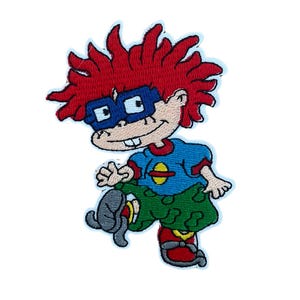 Chuckie Finster Rugrats Patch, 90s Patch, Nostalgic Patches, Millenial Patch, Rugrats Patch, Chuckie Patch, Rugrats, Nickelodeon