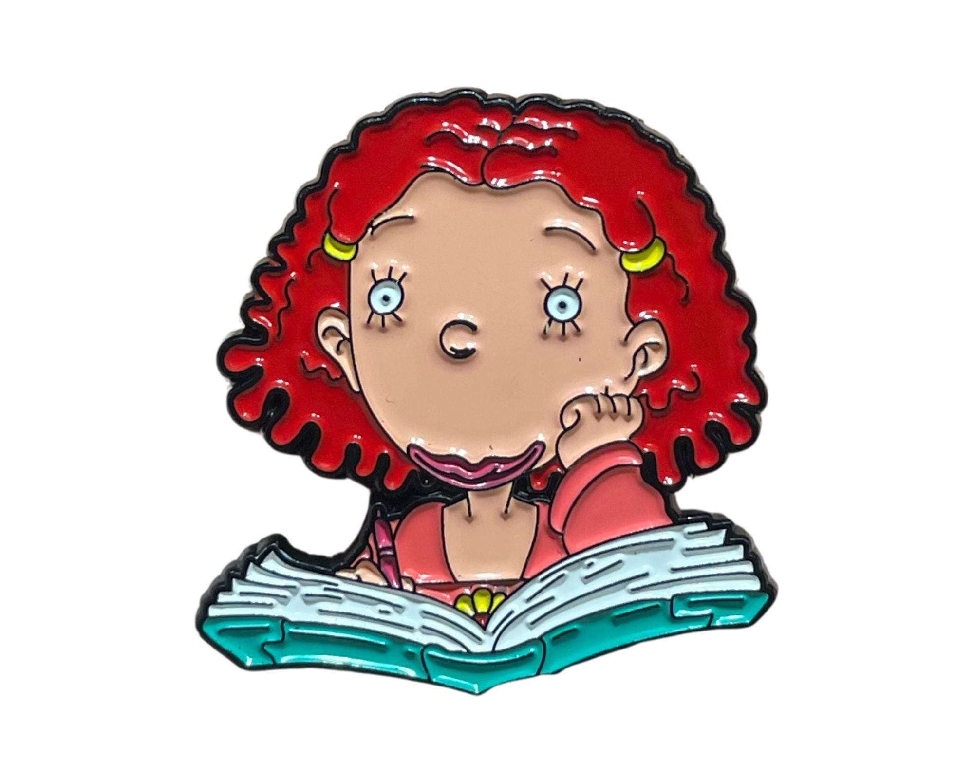 As Told By Ginger Pin, As Told By Ginger, Nickelodeon Show Pins, 90s Pins, Millennial Pins, 90s Gift, 90s Nostalgia, 90s Merch, 90s Shows
