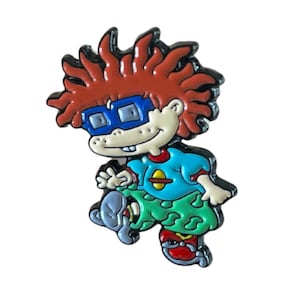 Chuckie Pin, Rugrats Enamel Pin, Nickelodeon 90s Nostalgia, 90s Merch, 90s Memorabilia,90s gift,Rugrats Merch, Rugrats Memorabilia, 90s