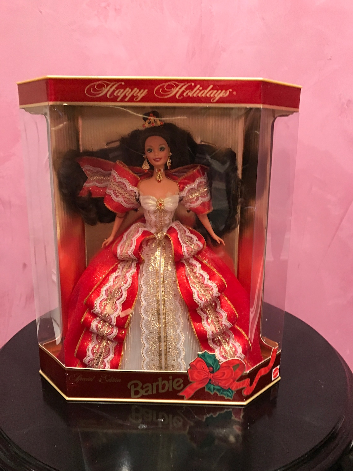 1997 Happy Holidays Barbie-mint BRUNETTE - Etsy