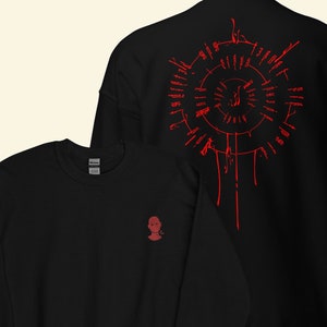 Embroidered Bloodless Astarion - Unisex Sweatshirt - Baldur's Gate 3 (Multiple Colors)