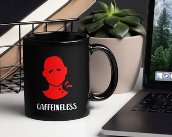 Caffeineless Astarion - Black Glossy Mug - Baldur's Gate 3