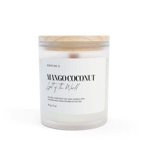 Soy Wax Candles, Natural Scented Candles