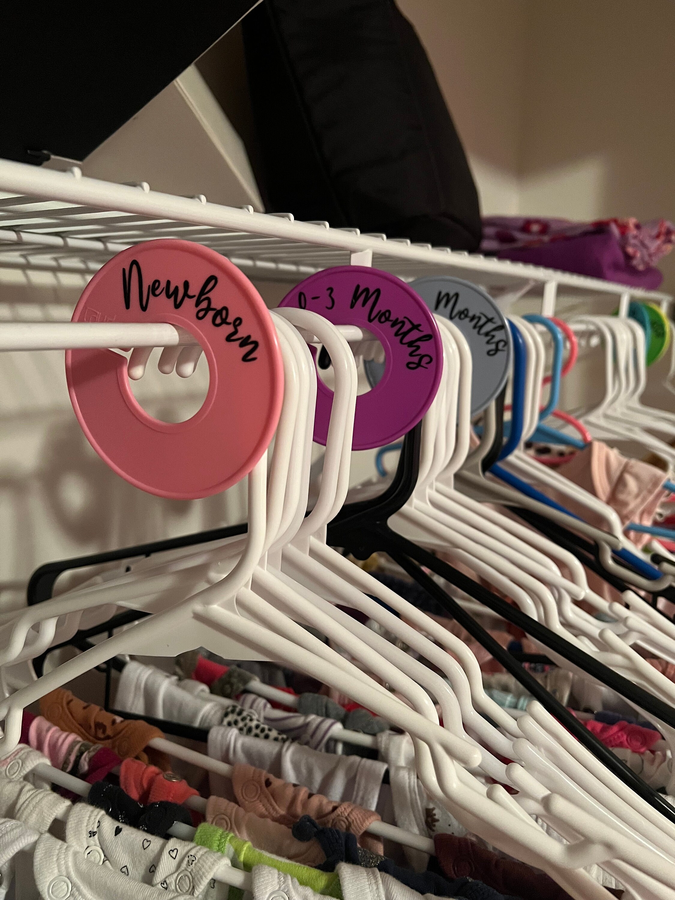 Baby Clothes Size Dividers All Colors All Sizes Etsy