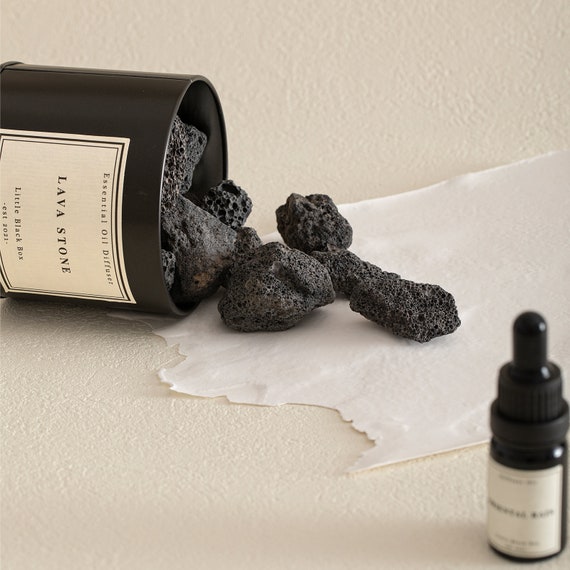 Lava Rock Stone Nature Aroma Essential Oil Diffuser Potpourri Gift Box Set Home Decor Healing Stones Minimalist Etsy