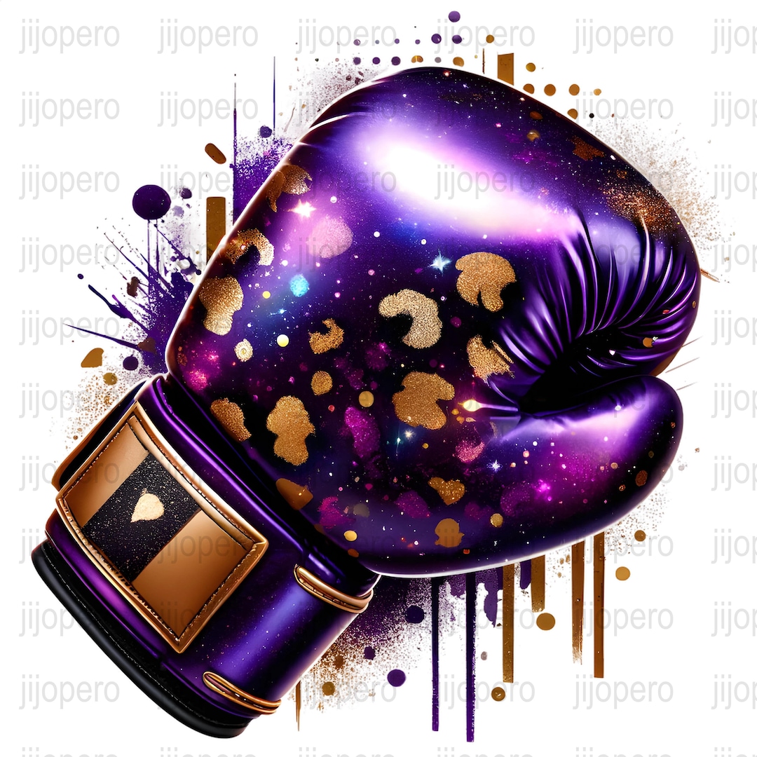 Lupus Awareness Png, Purple Boxing Glove Design, Digital Download