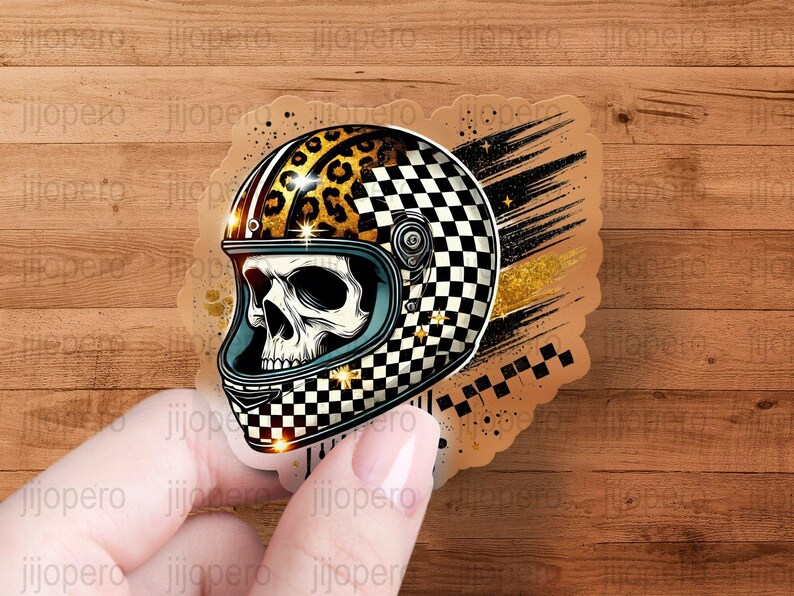 Skull Racing Helmet PNG, Race Car PNG, Skull Helmet Clipart, Digital