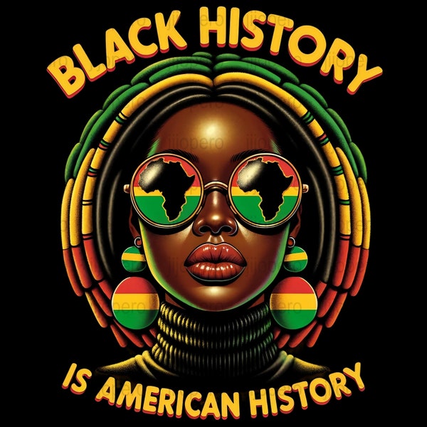 Black History Month PNG, African American Pride Digital Art, Afrocentric Decor, Digital Download, Printable Wall Art, Cultural Heritage