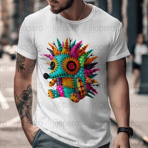 Colorful Patchwork Hedgehog Plush Toy Digital Download PNG, Handmade ...